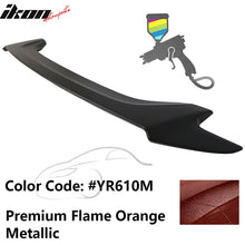 Load image into Gallery viewer, 2016-2020 Honda Civic #YR610M Premium Flame Orange Trunk Spoiler ABS
