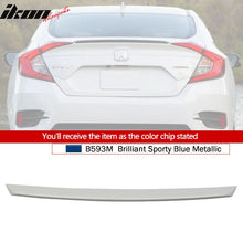 Load image into Gallery viewer, 2016-2021 Honda Civic 4Dr Sedan Rear Trunk Spoiler Ducktail Wing Lip