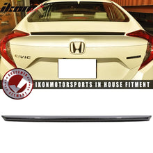 Load image into Gallery viewer, 2016-2021 Honda Civic 4Dr Sedan Rear Trunk Spoiler Ducktail Wing Lip