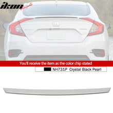 Load image into Gallery viewer, 2016-2021 Honda Civic 4Dr Sedan Rear Trunk Spoiler Ducktail Wing Lip