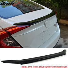 Load image into Gallery viewer, Fits 16-21 Civic X Sedan Trunk Spoiler Decklid + IKON Roof Spoiler