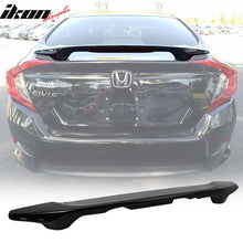 Load image into Gallery viewer, 2016-2021 Honda Civic X Sedan Trunk Spoiler with LED Brake Light ABS