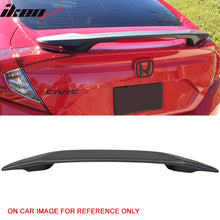 Load image into Gallery viewer, 2016-2021 Honda Civic X Sedan Trunk Spoiler with LED Brake Light ABS