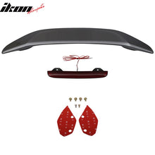 Load image into Gallery viewer, 2016-2021 Honda Civic X Sedan Trunk Spoiler with LED Brake Light ABS