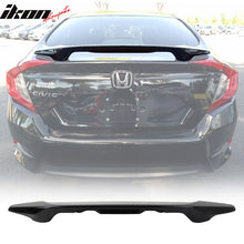 Load image into Gallery viewer, 2016-2021 Honda Civic X Sedan Trunk Spoiler with LED Brake Light ABS