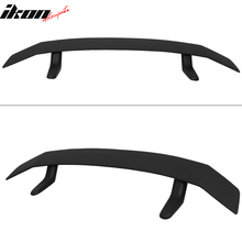 Load image into Gallery viewer, Universal Fitment Ikon Style Matte Black Rear Trunk Spoiler Wing ABS