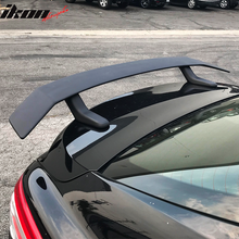 Load image into Gallery viewer, Universal Fitment Ikon Style Matte Black Rear Trunk Spoiler Wing ABS