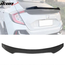 Load image into Gallery viewer, 2017-2021 Honda Civic 10th Hatchback V Style CF Print Rear Spoiler