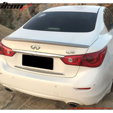 Load image into Gallery viewer, 2014-2024 Infiniti Q50 Sedan Trunk Aero Spoiler #KH3 Black Obsidian