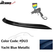 Load image into Gallery viewer, 2021-2024 Kia K5 OE Style #DU3 Yacht Blue Metallic Trunk Spoiler ABS
