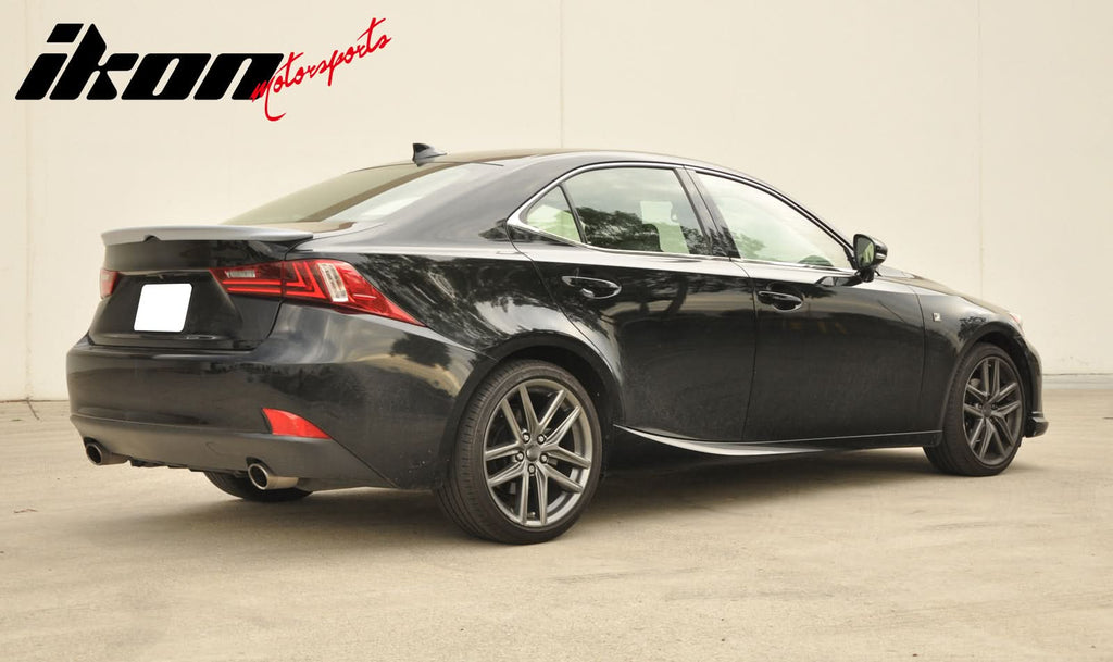 2014-2020 Lexus IS250 Sedan F-Sport Style Unpainted Gray Trunk Spoiler