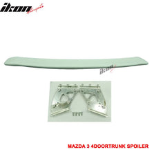 Load image into Gallery viewer, 2003-2009 Mazda 3 Sedan Black Window Visor Roof Spoiler Lip Wing ABS