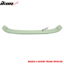 Load image into Gallery viewer, 2003-2009 Mazda 3 Sedan Black Window Visor Roof Spoiler Lip Wing ABS