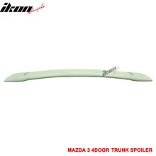 Load image into Gallery viewer, 2003-2009 Mazda 3 Sedan Black Window Visor Roof Spoiler Lip Wing ABS