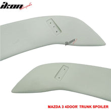Load image into Gallery viewer, 2003-2009 Mazda 3 Sedan Black Window Visor Roof Spoiler Lip Wing ABS