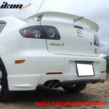 Load image into Gallery viewer, 2003-2009 Mazda 3 Sedan Black Window Visor Roof Spoiler Lip Wing ABS