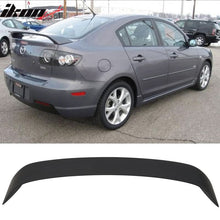 Load image into Gallery viewer, 2003-2009 Mazda 3 Sedan OEM Style Primer Matte Black Rear Spoiler Wing