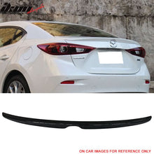 Load image into Gallery viewer, Matte Fits 14-18 Mazda 3 Mazda3 Sedan Flush Factory Trunk Spoiler