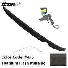 Load image into Gallery viewer, Matte Fits 14-18 Mazda 3 Mazda3 Sedan Flush Factory Trunk Spoiler