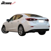 Load image into Gallery viewer, Matte Fits 14-18 Mazda 3 Mazda3 Sedan Flush Factory Trunk Spoiler