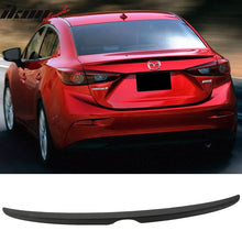 Load image into Gallery viewer, Matte Fits 14-18 Mazda 3 Mazda3 Sedan Flush Factory Trunk Spoiler