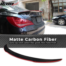 Load image into Gallery viewer, 2013-2018 Benz CLA C117 FD Style Red Line Trunk Spoiler Carbon Fiber