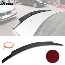 Load image into Gallery viewer, 2008-2014 Benz W204 C74 Style Red Clear Rear Spoiler Wing Carbon Fiber