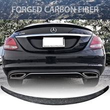 Load image into Gallery viewer, 2015-2021 Benz C W205 4dr AMG Style Forged Trunk Spoiler Carbon Fiber
