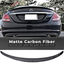 Load image into Gallery viewer, 2015-2021 Benz C W205 4dr AMG Style Forged Trunk Spoiler Carbon Fiber
