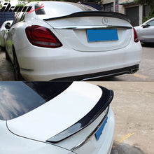 Load image into Gallery viewer, 2015-2021 Benz W205 C Class 4dr PSM Style Trunk Spoiler Carbon Fiber
