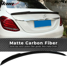 Load image into Gallery viewer, 2015-2021 Benz W205 C Class Sedan FD Style Trunk Spoiler Carbon Fiber