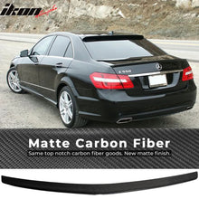 Load image into Gallery viewer, 2010-2016 Mercedes-Benz W212 Sedan E-Class Trunk Spoiler Carbon Fiber