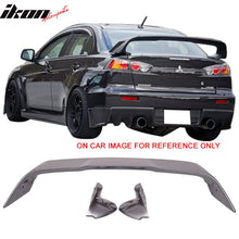 Load image into Gallery viewer, 2008-2017 Mitsubishi Lancer Evolution 10 X Trunk Spoiler Wing Lip ABS