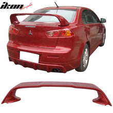 Load image into Gallery viewer, 2008-2017 Mitsubishi Lancer Evolution 10 X Trunk Spoiler Wing Lip ABS