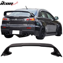 Load image into Gallery viewer, 2008-2017 Mitsubishi Lancer Evolution 10 X Trunk Spoiler Wing Lip ABS