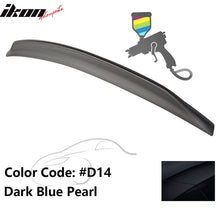 Load image into Gallery viewer, 2008-2015 Lancer EVO X ABS Rear Spoiler Wing #D14 Cosmic Blue Metallic