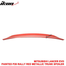 Load image into Gallery viewer, 2008-17 Mitsubishi Lancer EVO RS Rally Red Metallic Rear Spoiler Wing