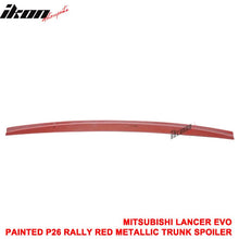 Load image into Gallery viewer, 2008-17 Mitsubishi Lancer EVO RS Rally Red Metallic Rear Spoiler Wing
