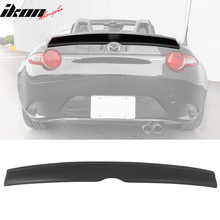 Load image into Gallery viewer, 2016-2025 Mazda MX-5 &amp; MX-5 Miata Unpainted Rear Trunk Spoiler Lip FRP