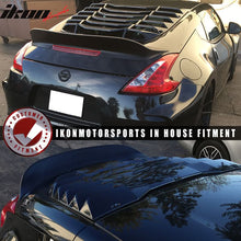 Load image into Gallery viewer, 2009-2021 Nissan 370Z Coupe Ikon Style Trunk Spoiler Wing Painted PP
