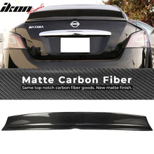 Load image into Gallery viewer, 2009-2015 Nissan Maxima A35 IKON Trunk Spoiler Splitter Carbon Fiber