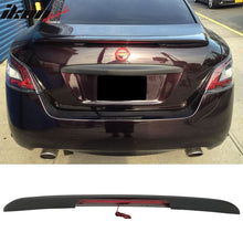 Load image into Gallery viewer, 2009-2015 Nissan Maxima OE Matte Bk Rear Spoiler Wing LED Brake Light