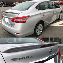 Load image into Gallery viewer, 2013-2019 Nissan Sentra Rear Spoiler Wing LED Brake Light Matte Black