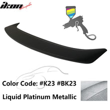 Load image into Gallery viewer, 2013-2019 Nissan Sentra 4Dr Sedan Painted Trunk Spoiler ABS