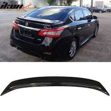 Load image into Gallery viewer, 2013-2019 Nissan Sentra 4Dr Sedan Painted Trunk Spoiler ABS