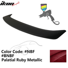 Load image into Gallery viewer, 2013-2019 Nissan Sentra 4Dr Sedan Painted Trunk Spoiler ABS