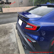 Load image into Gallery viewer, 2022-2025 Subaru WRX D Style Unpainted Black Rear Trunk Spoiler ABS