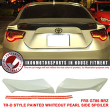 Load image into Gallery viewer, 2013-2020 Scion FRS Subaru BRZ Toyota 86 Trunk Side Spoiler Splitter