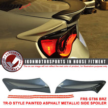 Load image into Gallery viewer, 2013-2020 Scion FRS Subaru BRZ Toyota 86 Trunk Side Spoiler Splitter