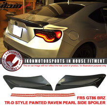 Load image into Gallery viewer, 2013-2020 Scion FRS Subaru BRZ Toyota 86 Trunk Side Spoiler Splitter